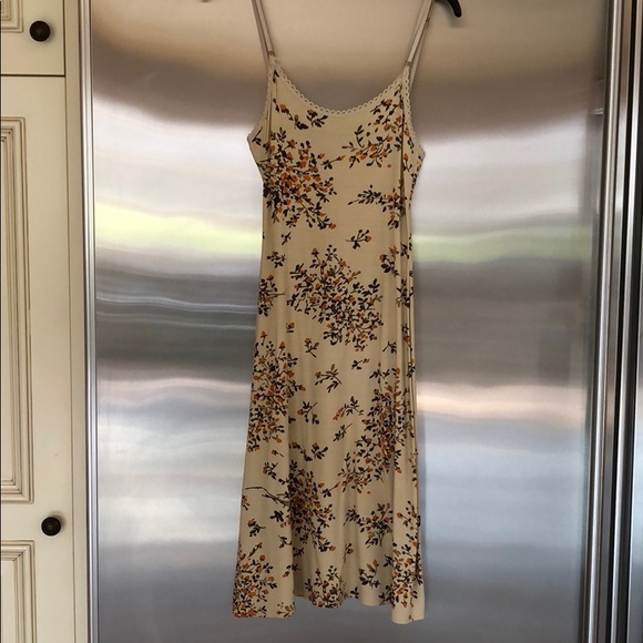 Dresses & Skirts - S/M floral slip dress- spaghetti straps